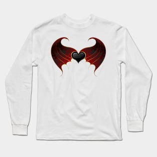 Gothic vampire heart Long Sleeve T-Shirt